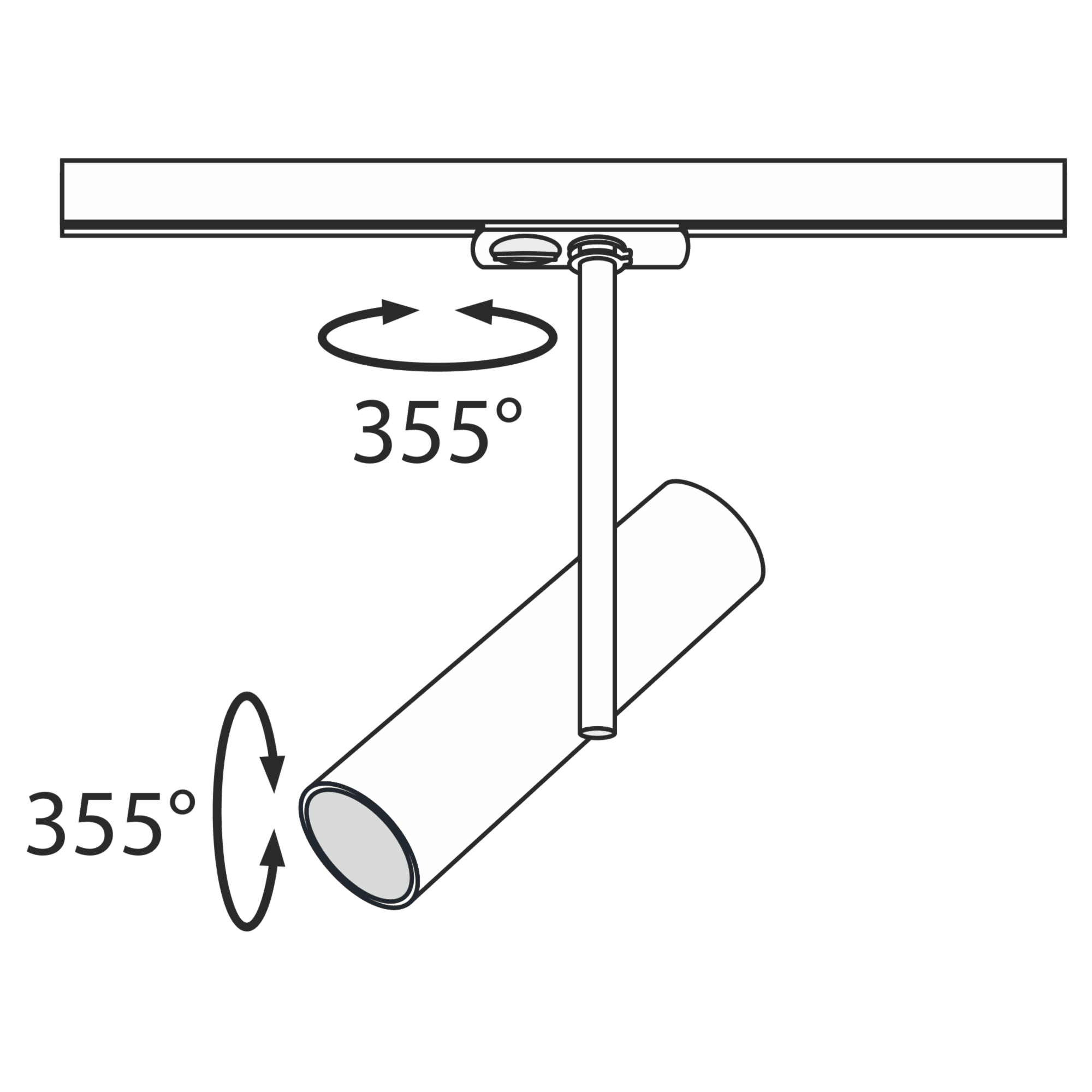 Downlight/ Spot sina Elti Maytoni Technical TR005-1-GU10-B - PARIS14A.RO