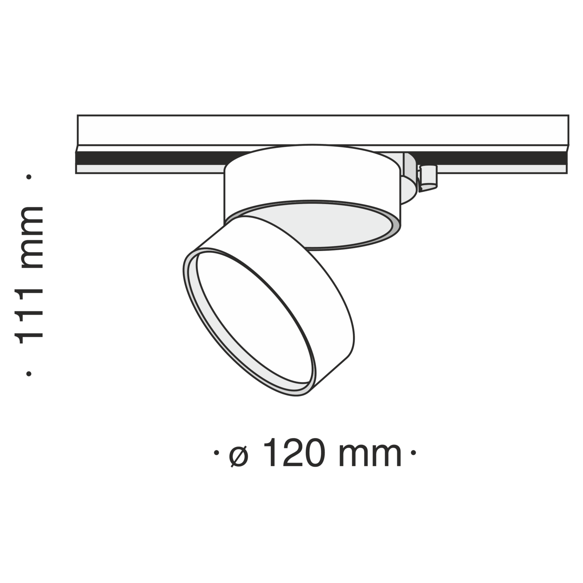 Downlight/ Spot sina Onda Maytoni Technical TR007-1-18W3K-B - PARIS14A.RO