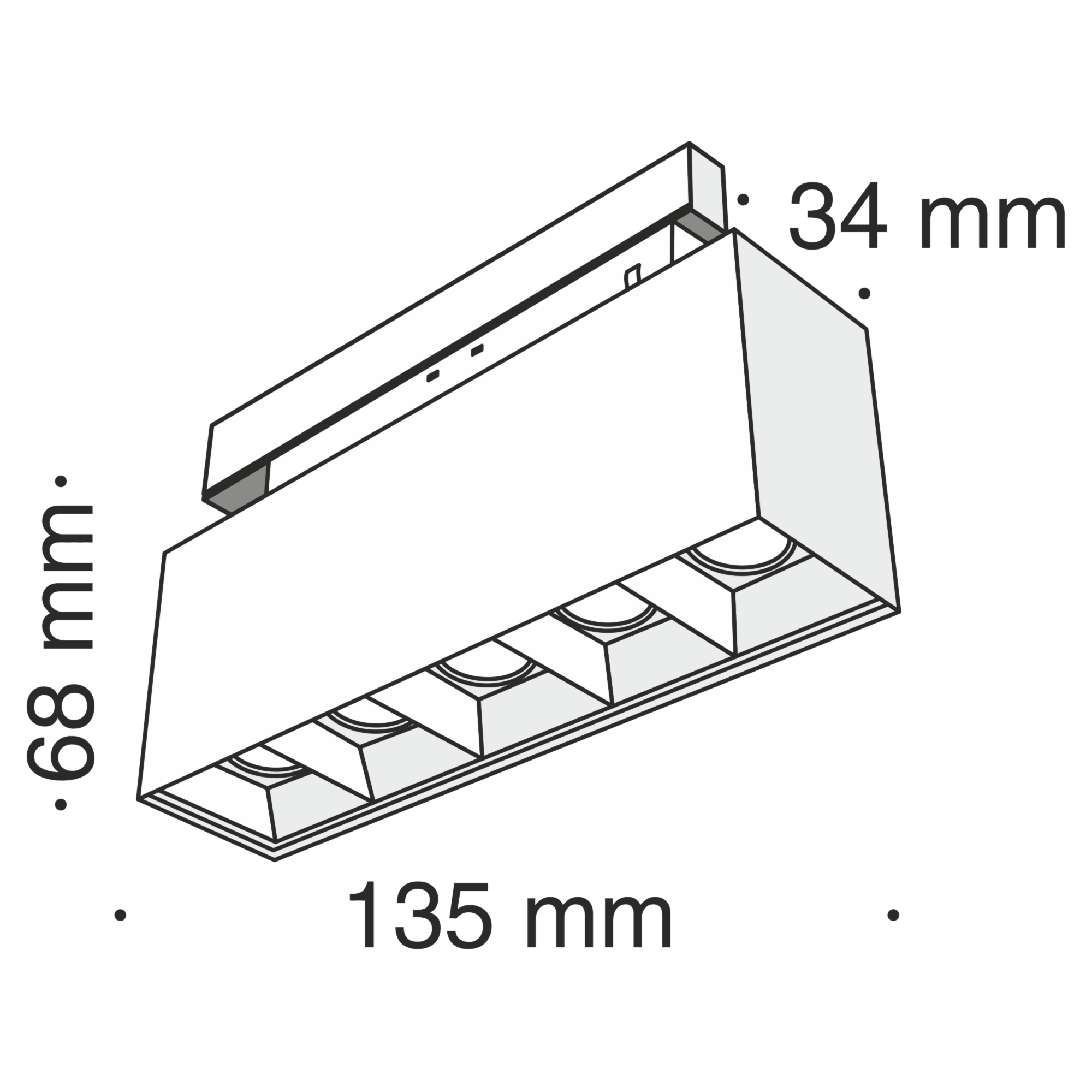 Downlight/ Spot sina Points Maytoni Technical TR014-2-10W3K-B - PARIS14A.RO