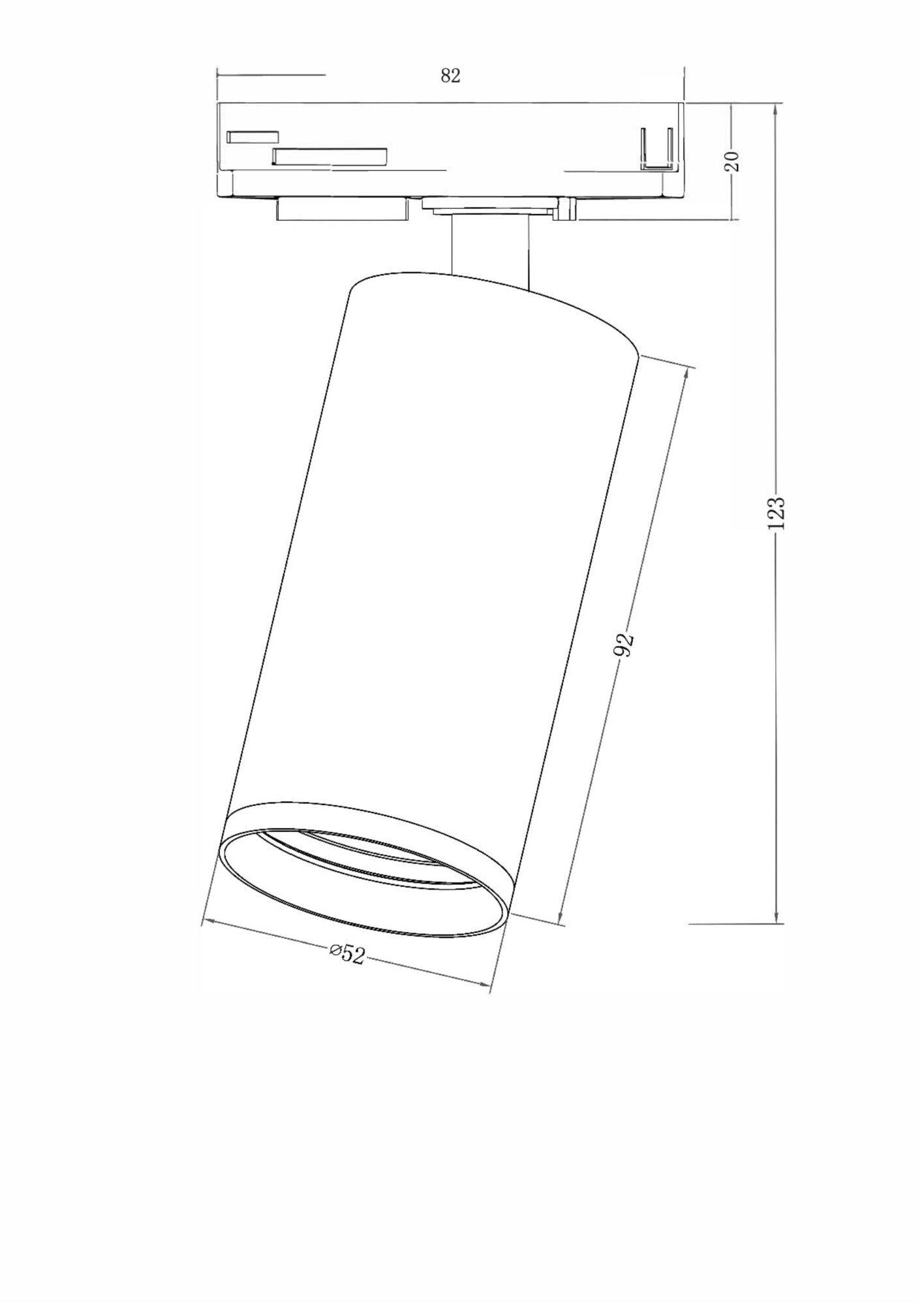 Downlight/ Spot sina Sina lamps Maytoni Technical TR031-1-GU10-W - PARIS14A.RO