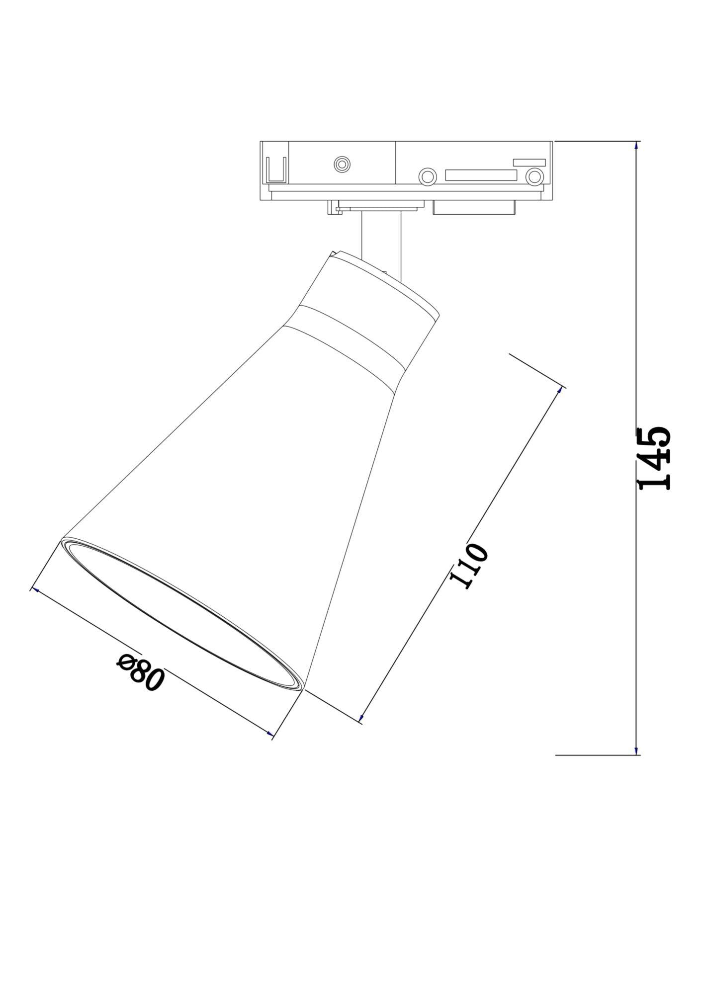 Downlight/ Spot sina Virar Maytoni Technical TR022-1-GU10-B - PARIS14A.RO