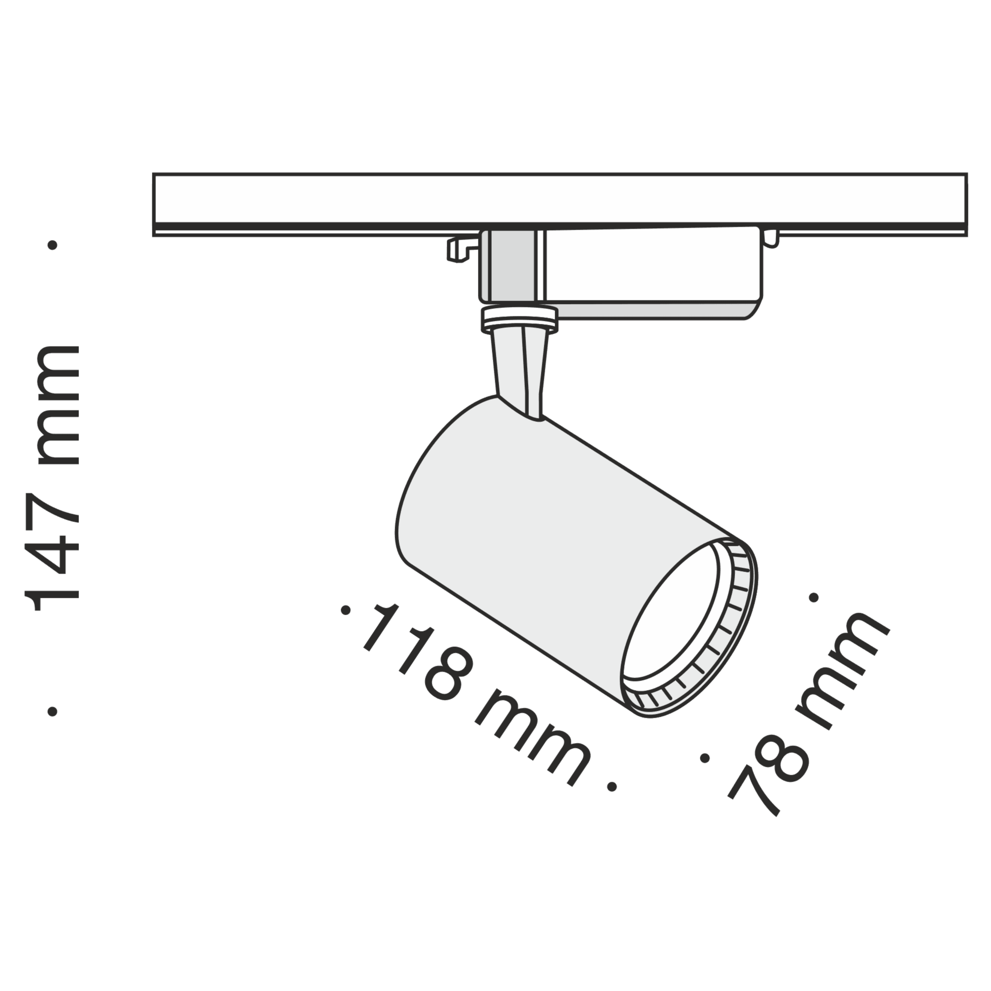 Downlight/ Spot sina Vuoro Maytoni Technical TR003-1-12W3K-B - PARIS14A.RO