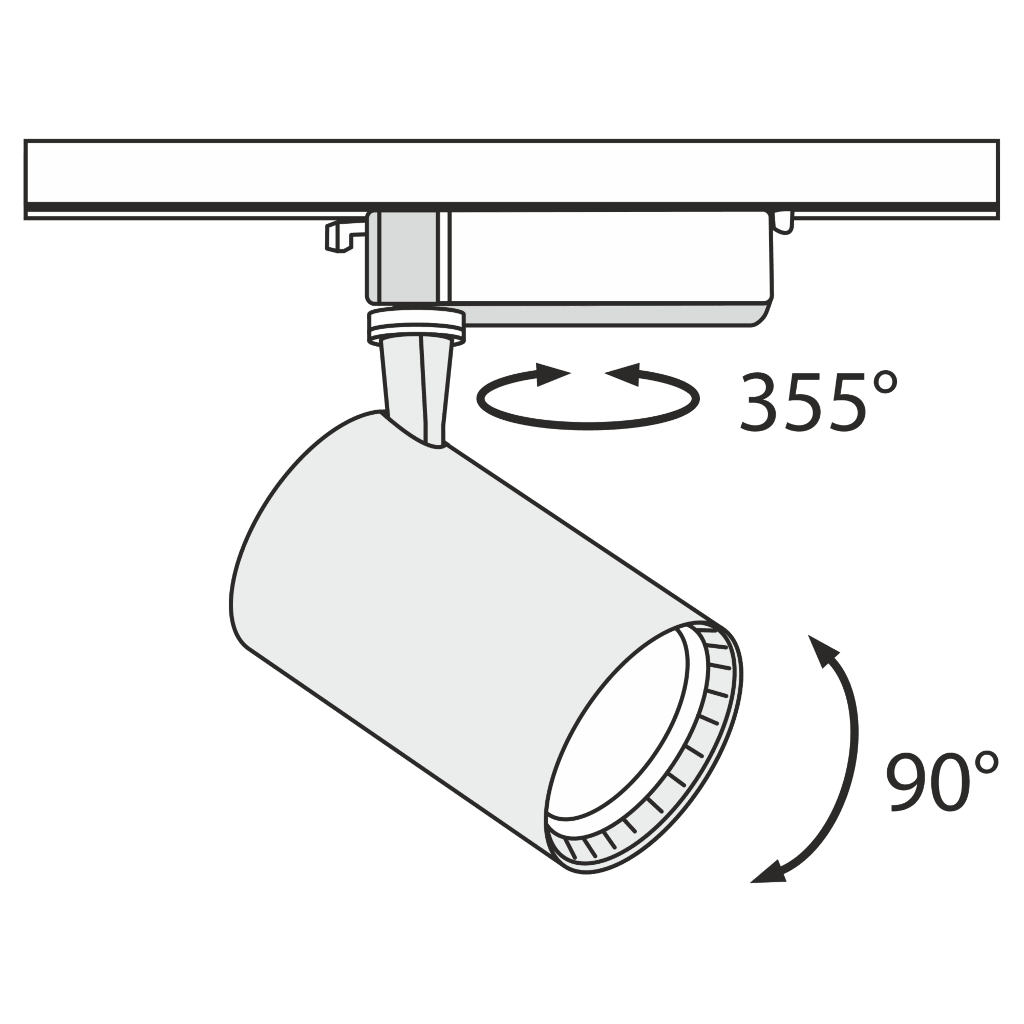 Downlight/ Spot sina Vuoro Maytoni Technical TR003-1-17W3K-B - PARIS14A.RO