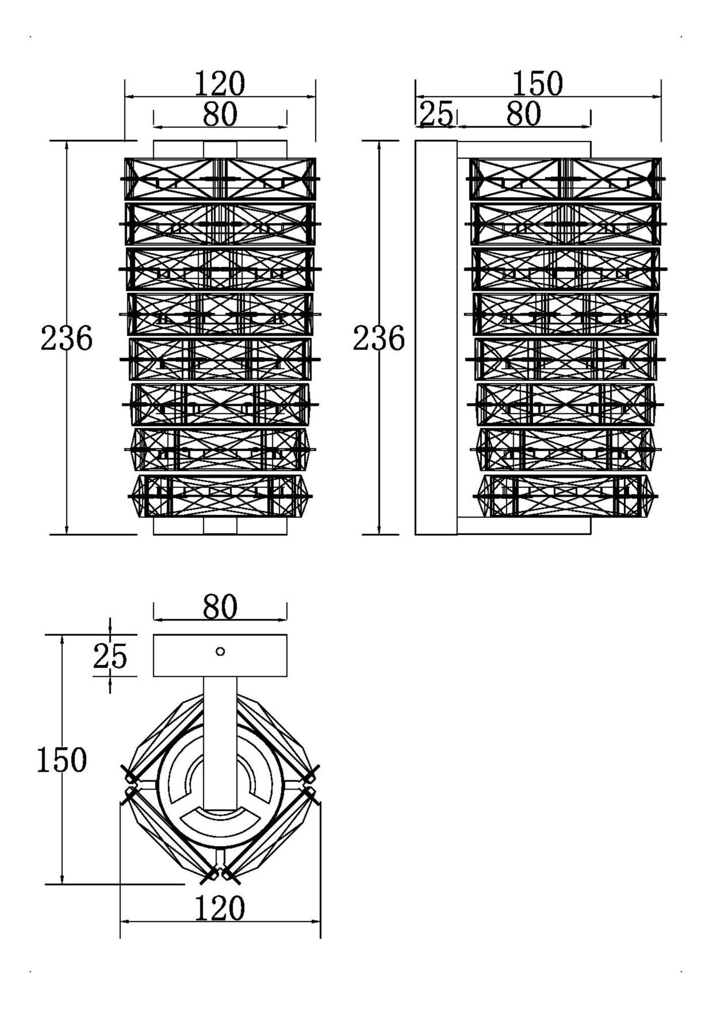 Aplica Coil Maytoni Modern MOD124WL-L6CH3K