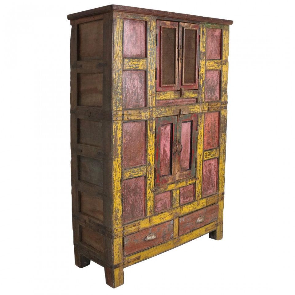 Dulapior multicolor din lemn 177 cm Jali Door Raw Materials - PARIS14A.RO