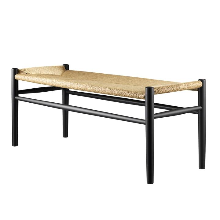 Fdb møbler - J83b bench Negru - PARIS14A.RO