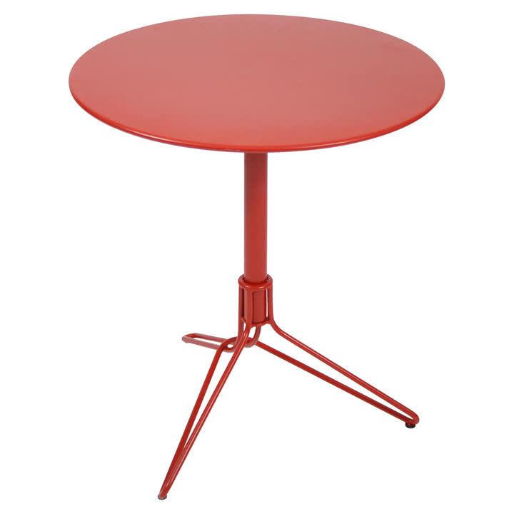 Fermob - Flower Bistro Table, round, Ø 67cm, poppy red Rosu aprins - PARIS14A.RO