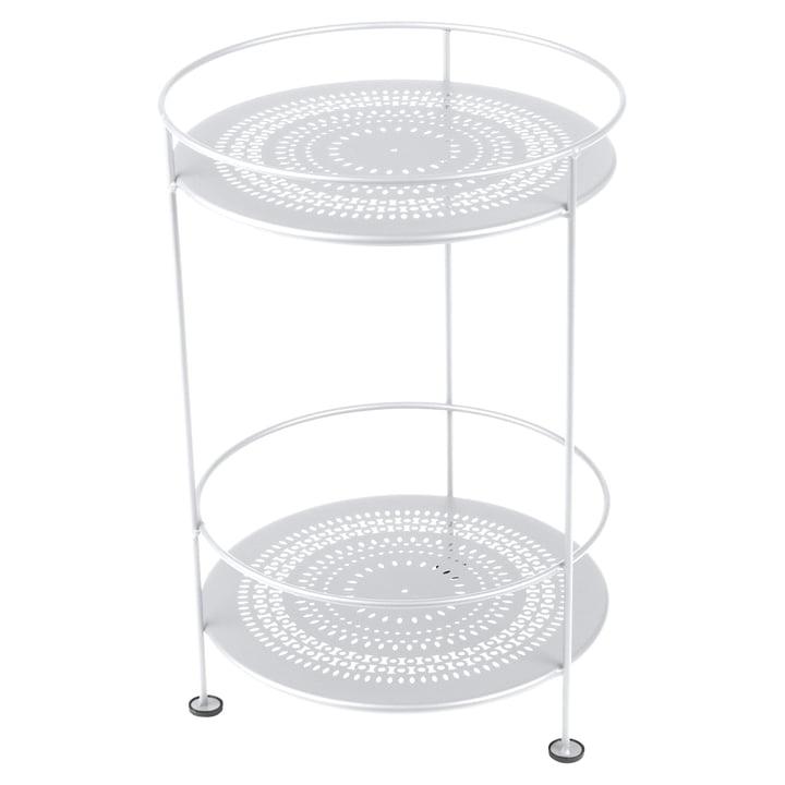 Fermob - Guéridons Side Table with Perforated Top Alb Bumbac - PARIS14A.RO