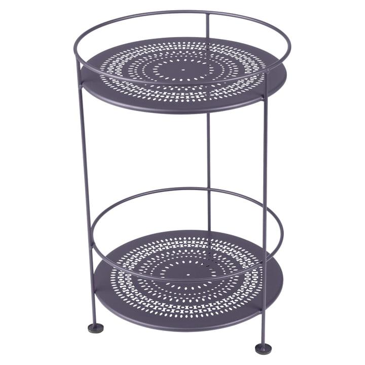 Fermob - Guéridons Side Table with Perforated Top Mov pruna - PARIS14A.RO