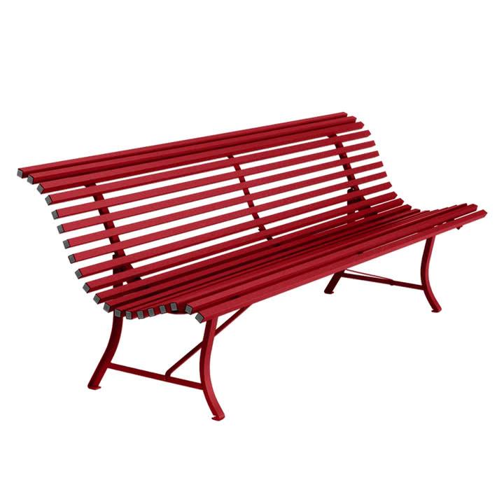 Fermob - Louisian Bench 200 cm Rosu - PARIS14A.RO