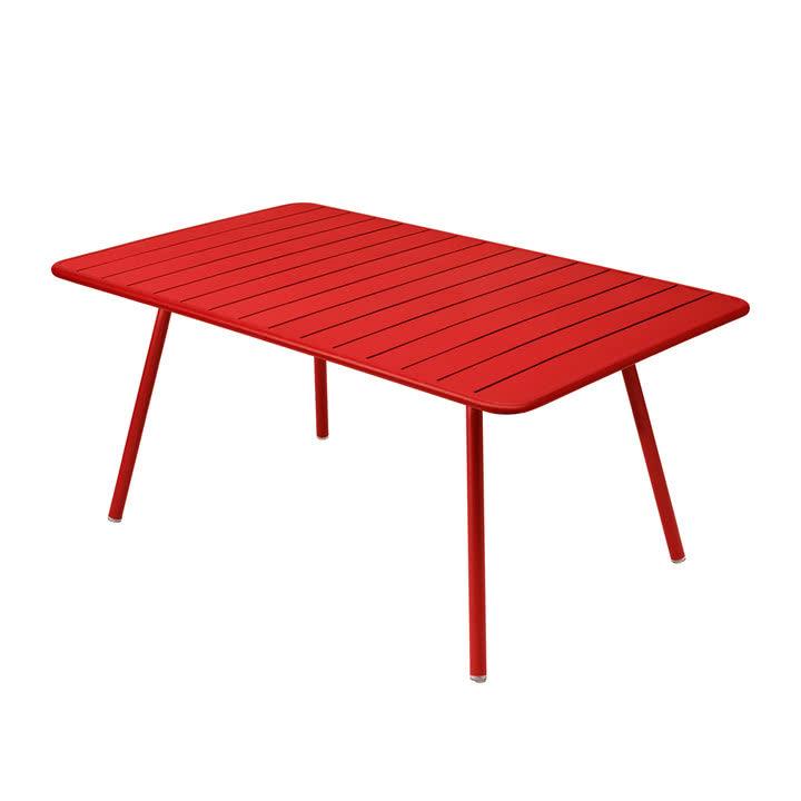 Fermob - Luxembourg table, rectangular, 165 x 100 cm Rosu aprins - PARIS14A.RO