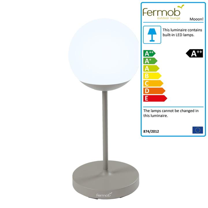Fermob - Mooon! battery led lampa de podea Maro - PARIS14A.RO