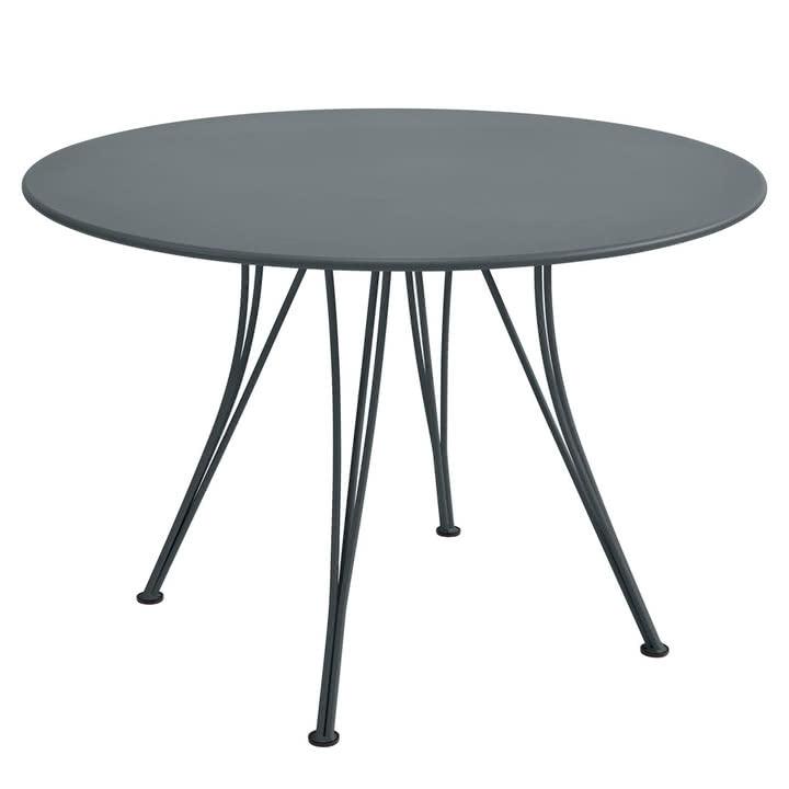 Fermob - Rendez-Vous Table, round, Ø 110cm, storm grey Gri - PARIS14A.RO