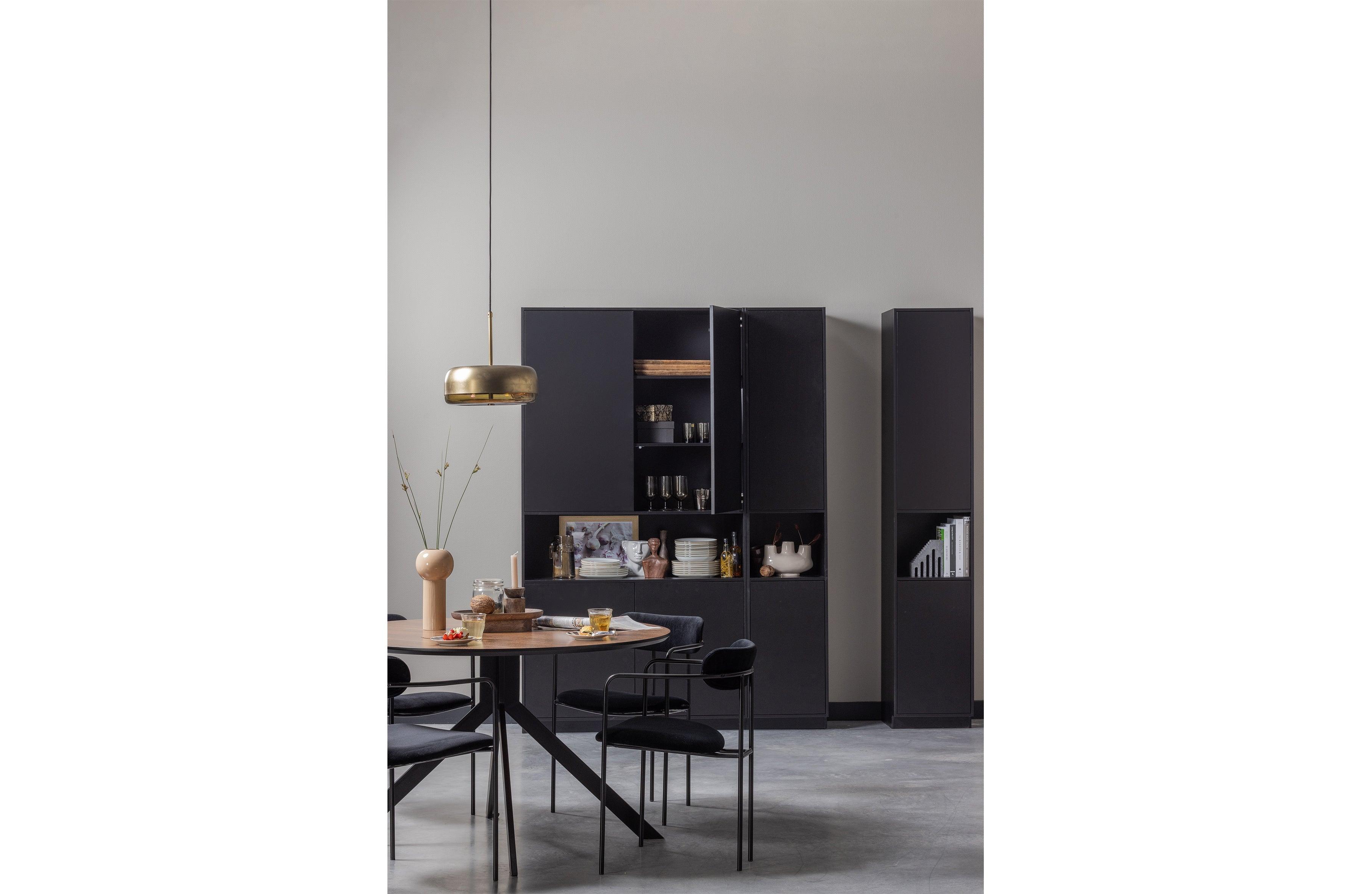 FINCA Buffet / Dulap de depozitare 40cm Pine Deep Black [FSC] - PARIS14A.RO