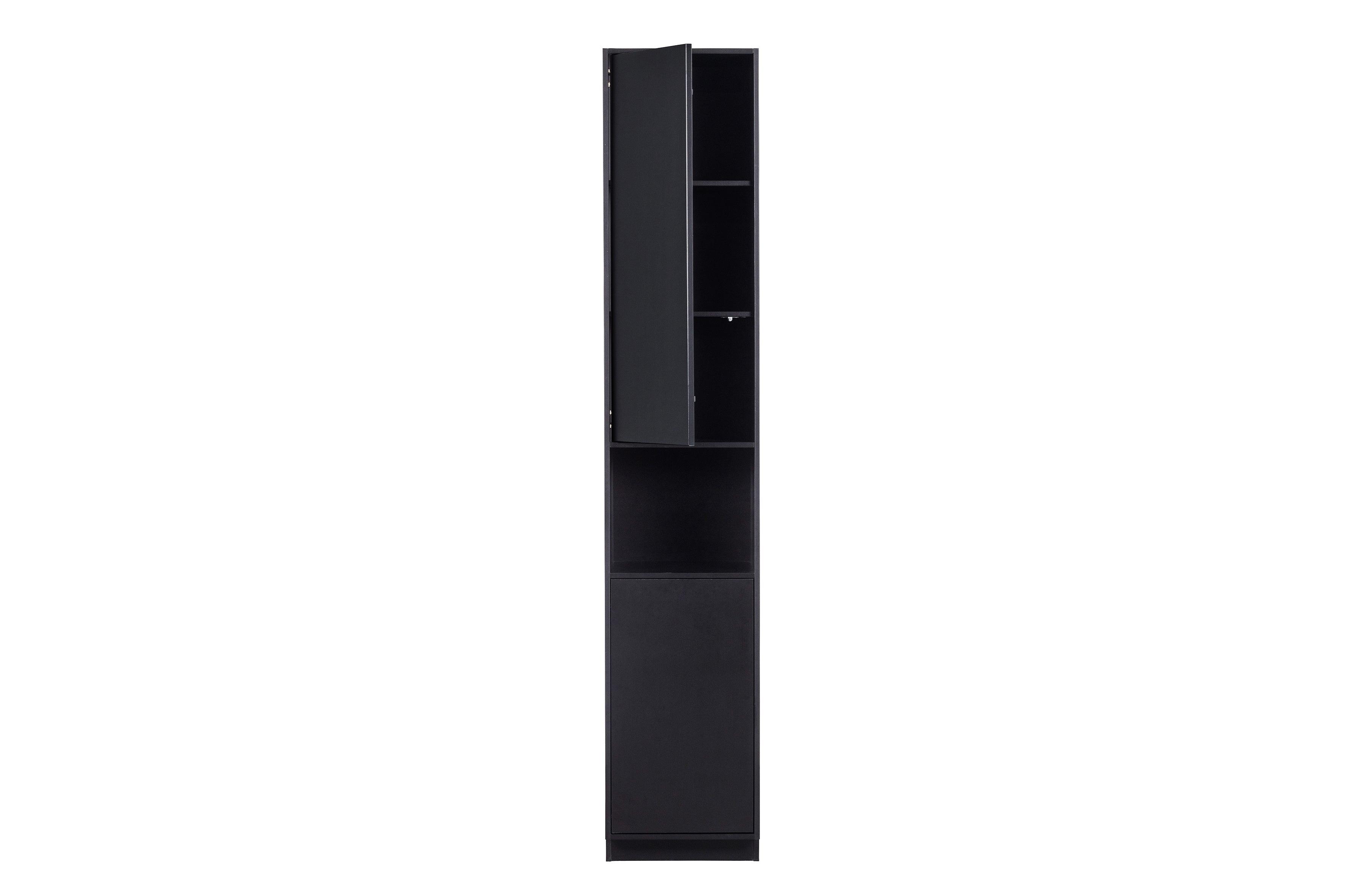 FINCA Buffet / Dulap de depozitare 40cm Pine Deep Black [FSC] - PARIS14A.RO