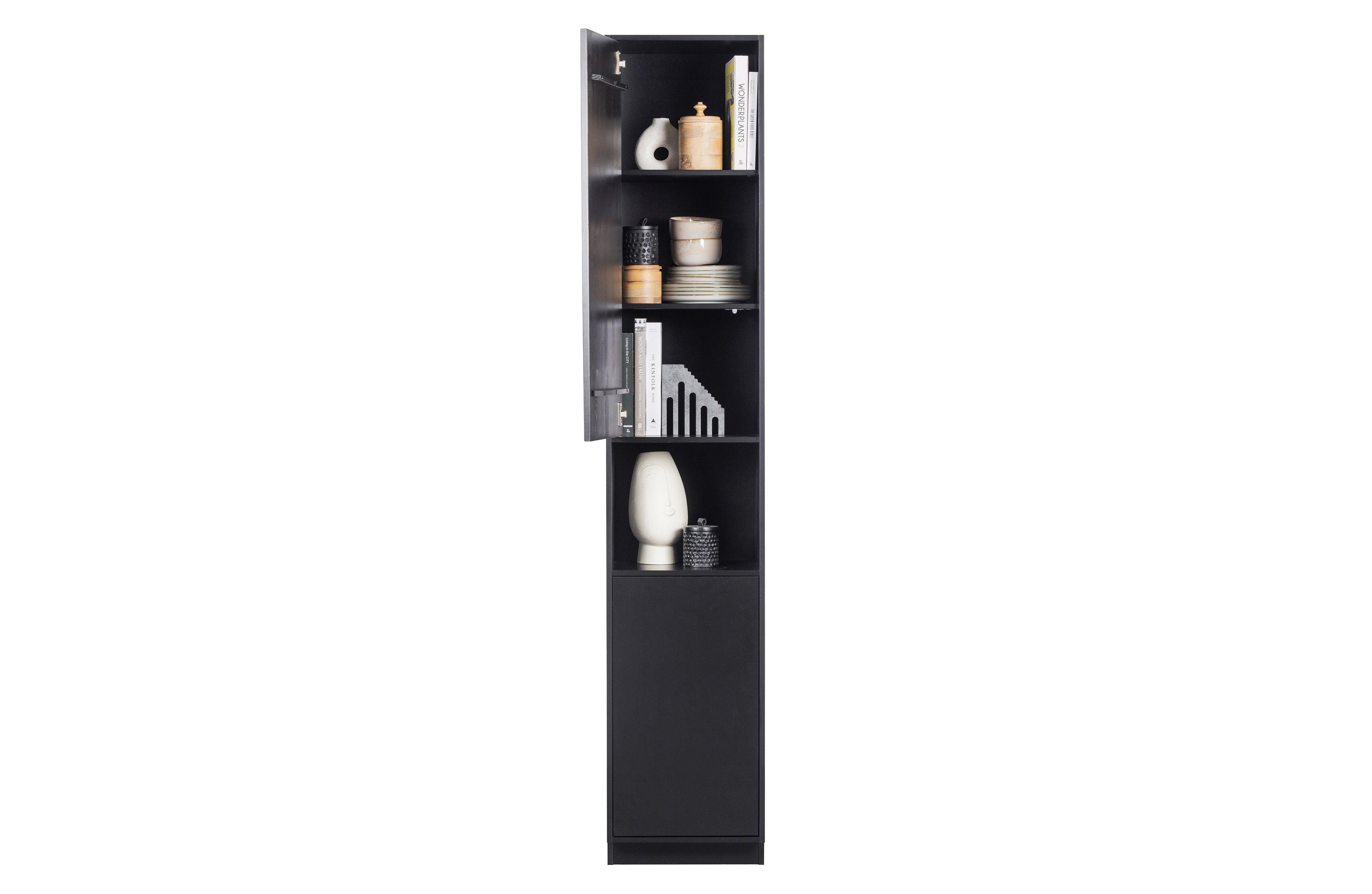 FINCA Buffet / Dulap de depozitare 40cm Pine Deep Black [FSC] - PARIS14A.RO