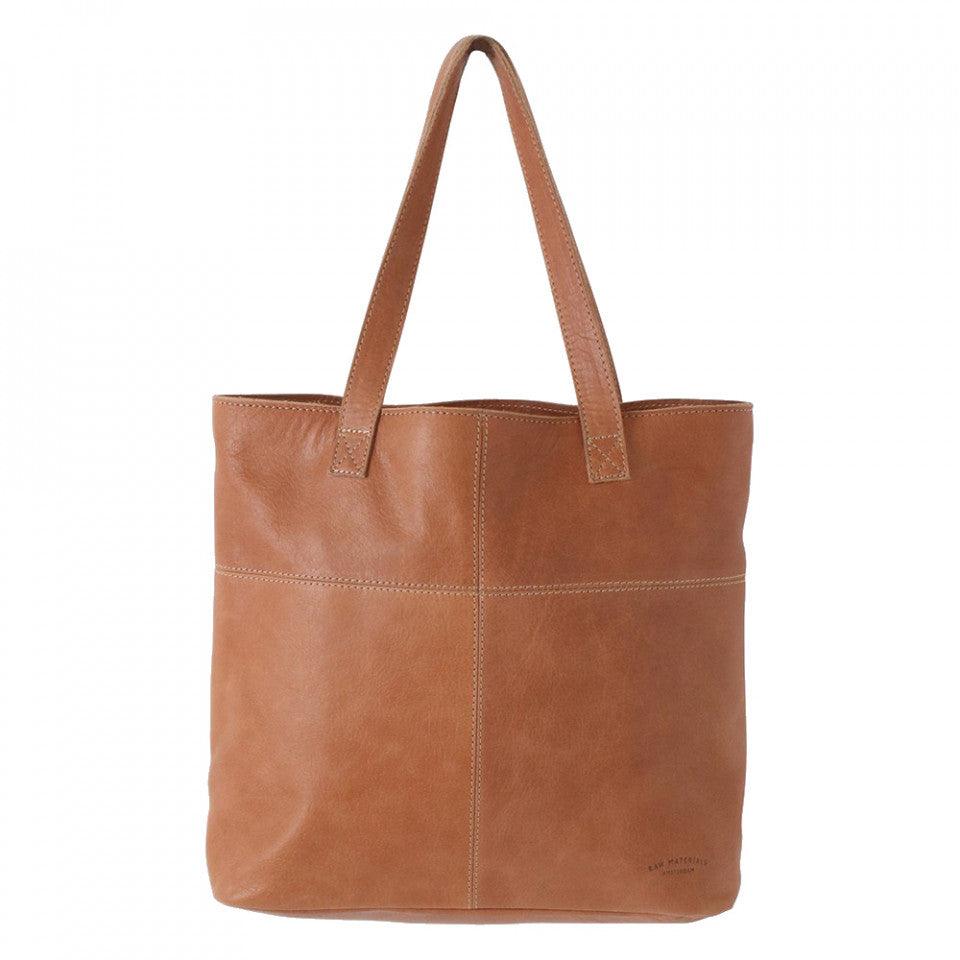 Geanta maro camel din piele de bivol Tote Raw Materials - PARIS14A.RO