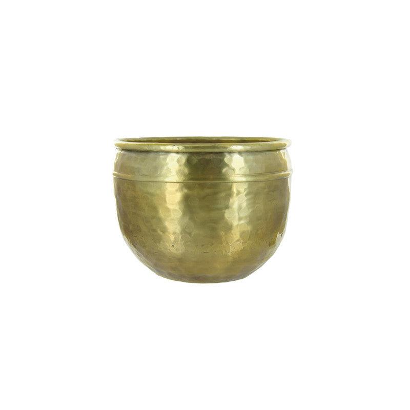 Ghiveci auriu din aluminiu 20 cm Euthymia Lifestyle Home Collection - PARIS14A.RO