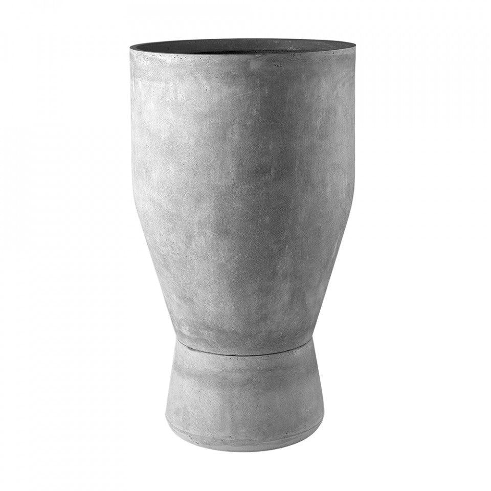 Ghiveci gri din ciment 38 cm Combo Bolia - PARIS14A.RO