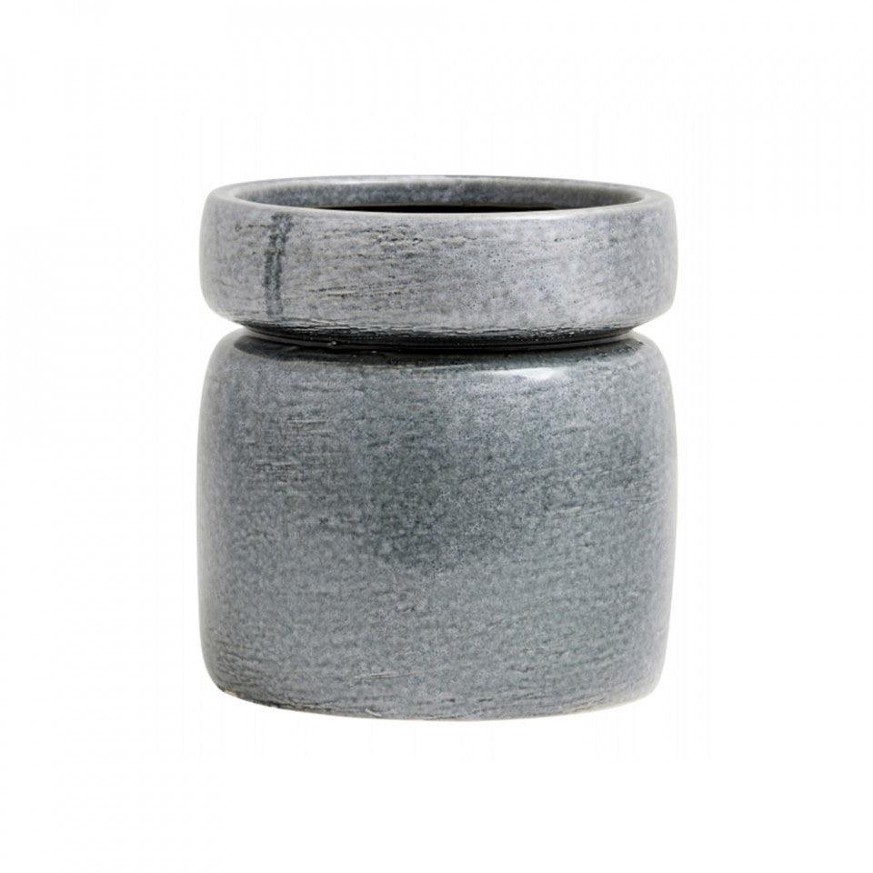 Ghiveci gri inchis din ceramica 15 cm Isa Nordal - PARIS14A.RO