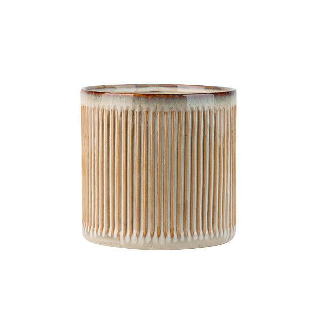 Ghiveci maro din ceramica 18 cm Camino Lifestyle Home Collection - PARIS14A.RO