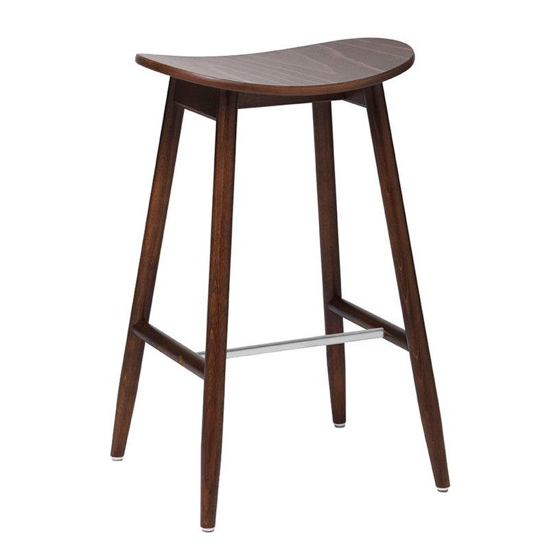 ICHA Bar scaun, 65 cm, fag colorat de nuc - PARIS14A.RO