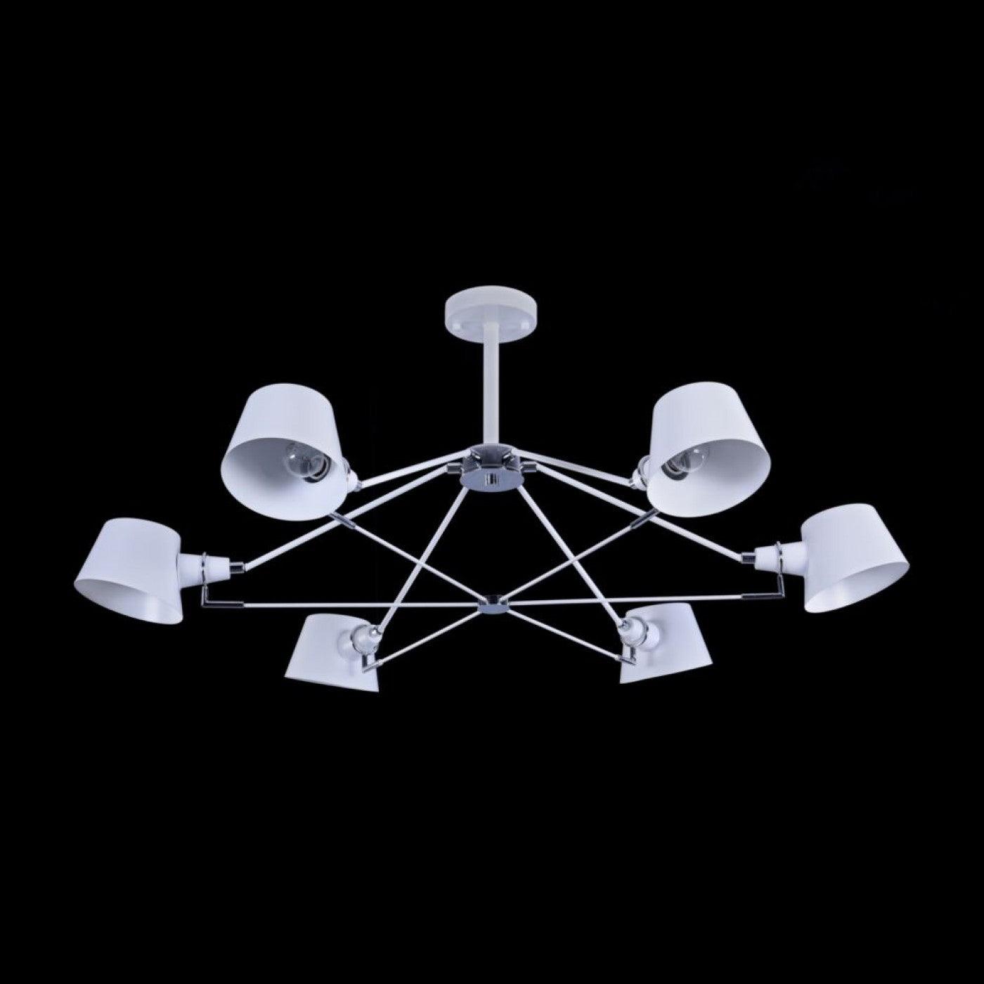 Candelabru metal modern/alb  Abigail Maytoni