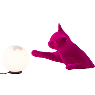 Lampa de masa in forma de pisica cu glob Maoo by Karman