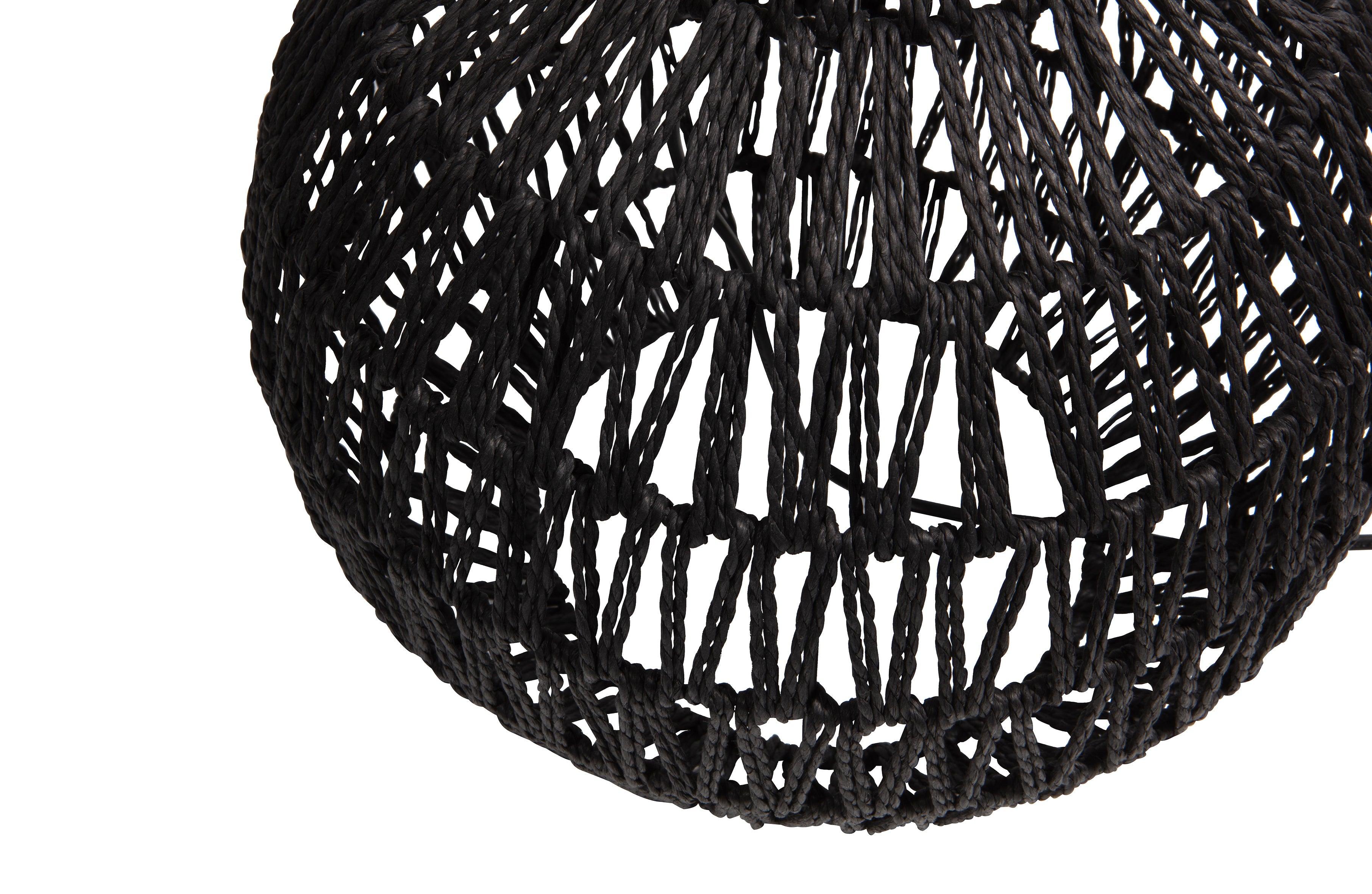 Lampa de masa Macy Rattan arata negru - PARIS14A.RO