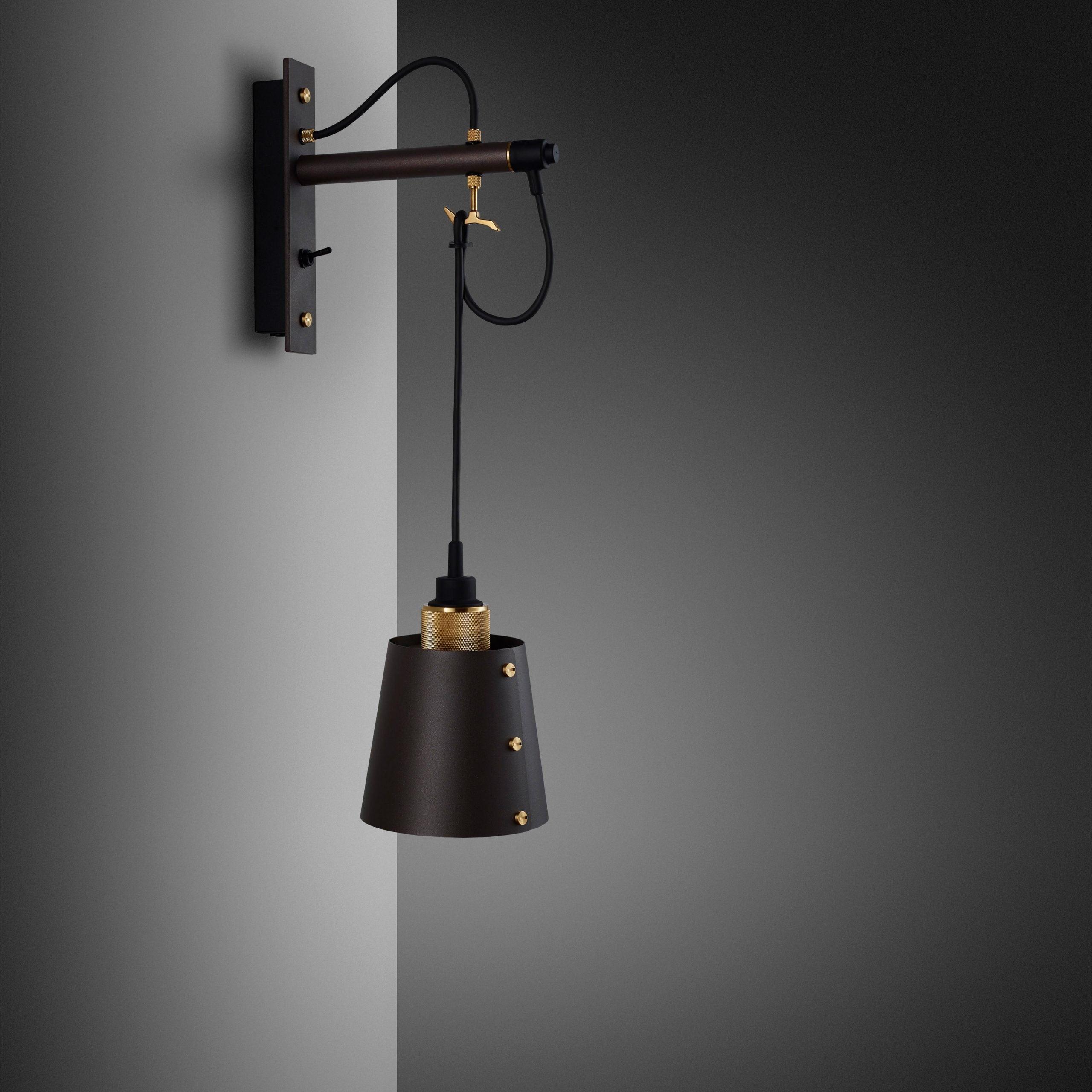 Lampa de perete HOOKED / SMALL / GRAPHITE - Buster & Punch - PARIS14A.RO