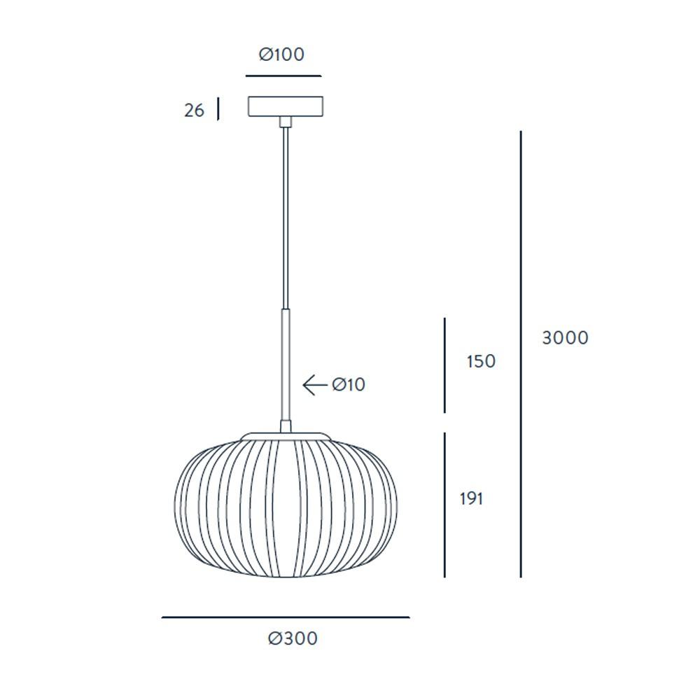 Lampa suspendata Hup - Aromas del Campo - PARIS14A.RO