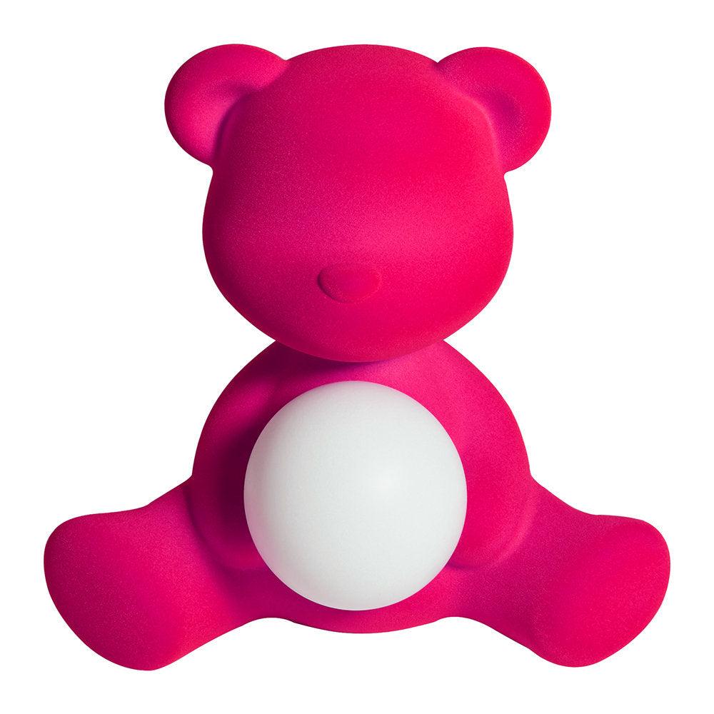 Lampa Teddy Girl Velvet Lamp - Fuchsia - PARIS14A.RO