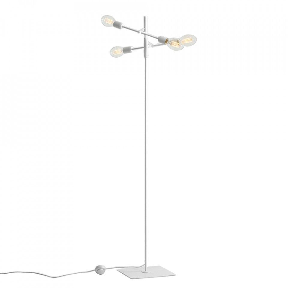 Lampadar alb din metal cu 4 becuri 160 cm Twigo Custom Form - PARIS14A.RO