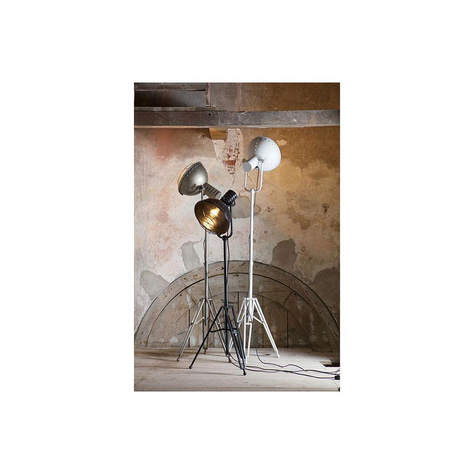 Lampadar alb din metal Spotlight - PARIS14A.RO