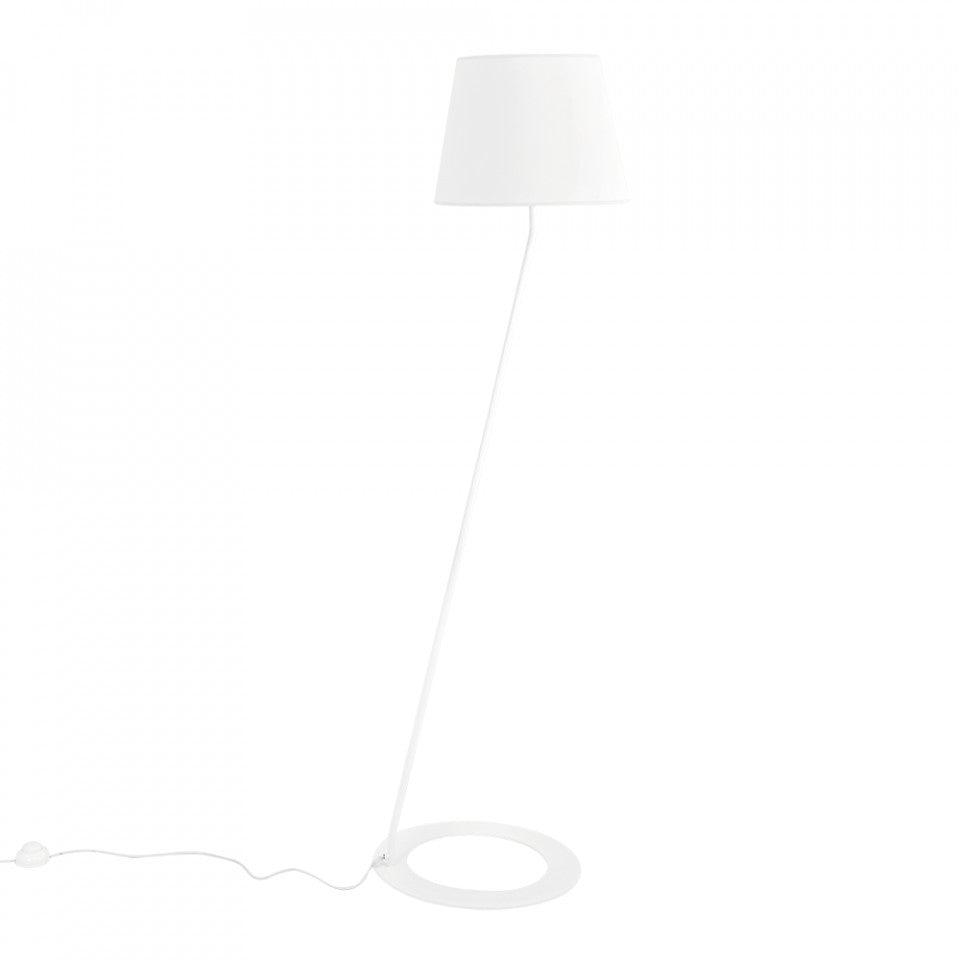 Lampadar alb din poliester si otel 150 cm Stand Custom Form - PARIS14A.RO