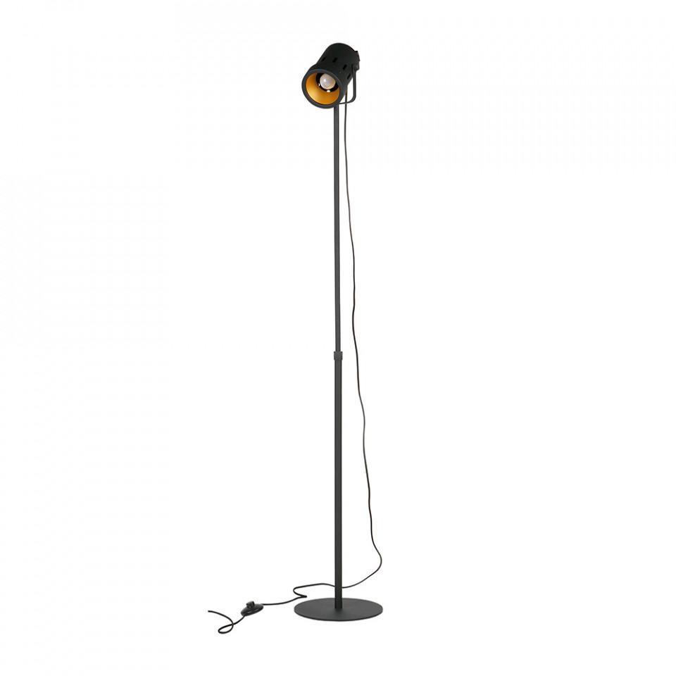 Lampadar negru ajustabil din metal 92-162 cm Bente - PARIS14A.RO