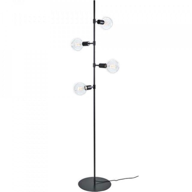 Lampadar negru din metal cu 4 becuri 182,6 cm Piper Floor Bolia - PARIS14A.RO