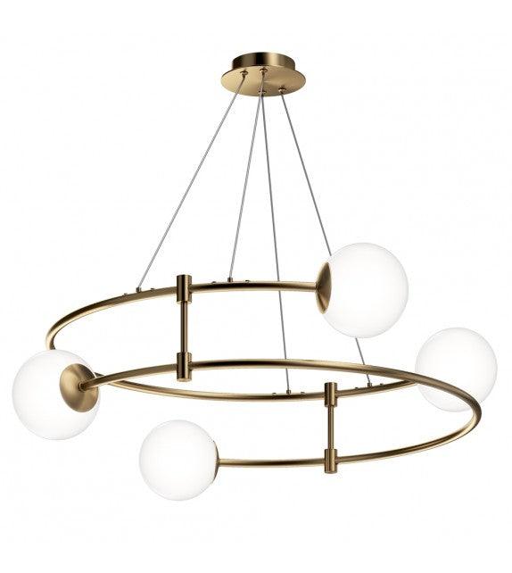 Lustra design aurie/metal Balance Maytoni - PARIS14A.RO