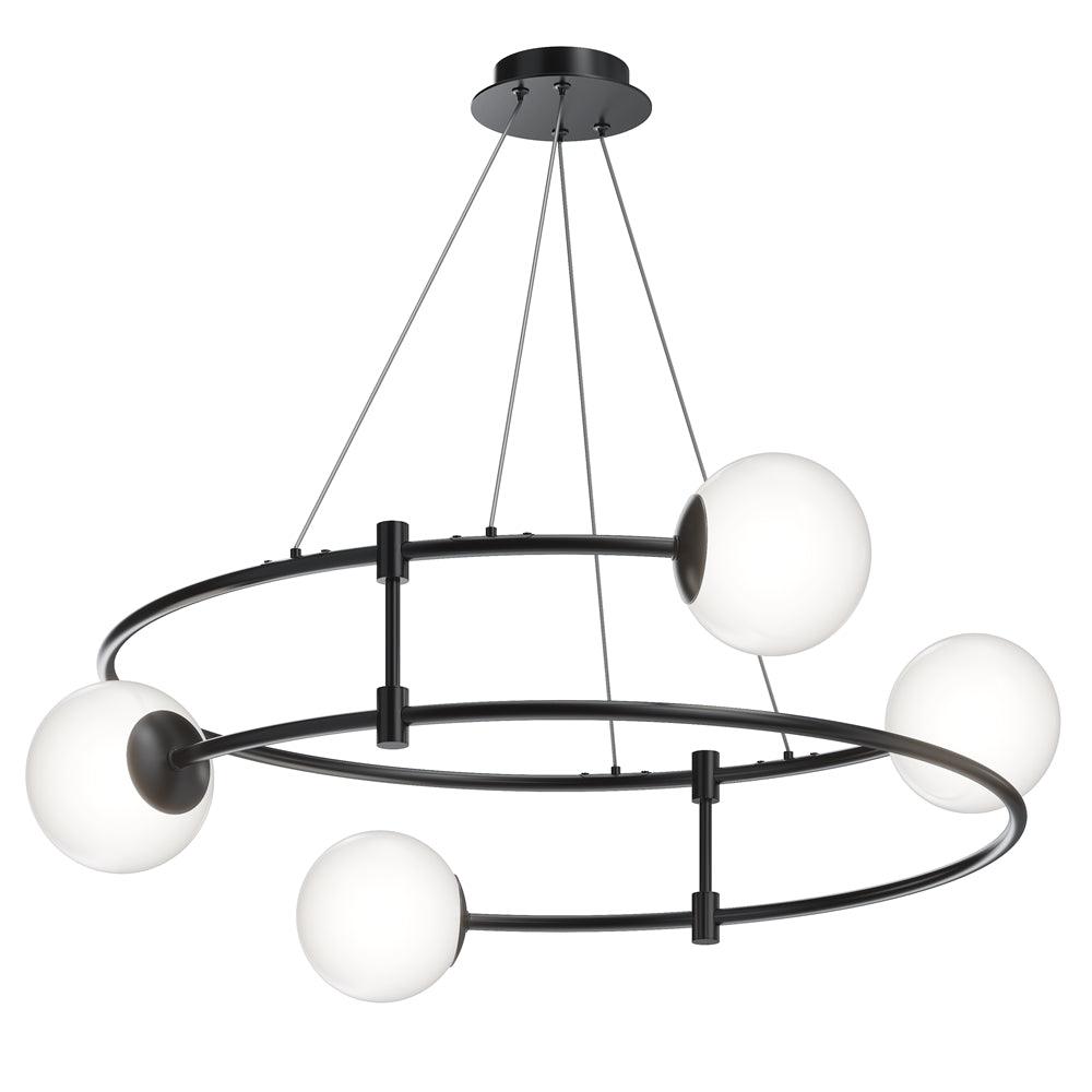 Lustra design neagra/metal Balance Maytoni - PARIS14A.RO