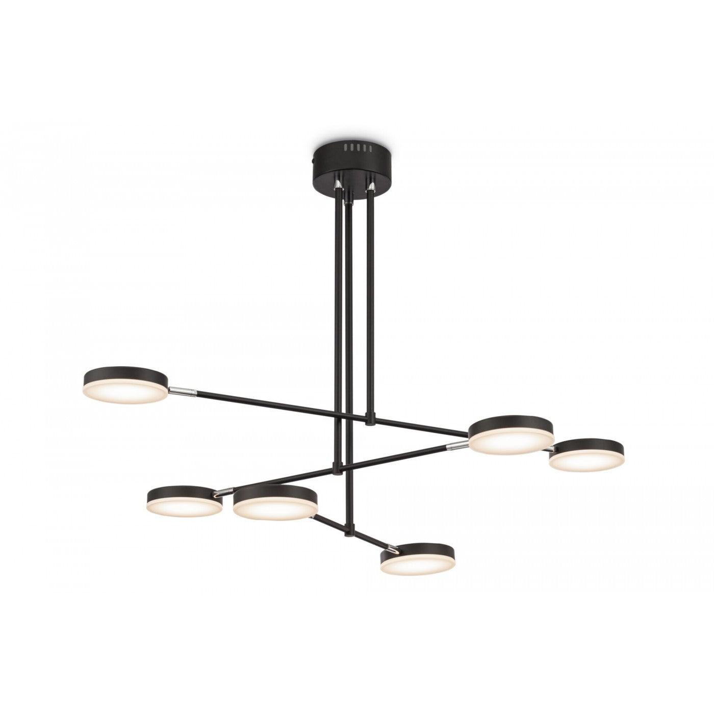 Lustra moderna LED 6 brate Maytoni Fad - PARIS14A.RO