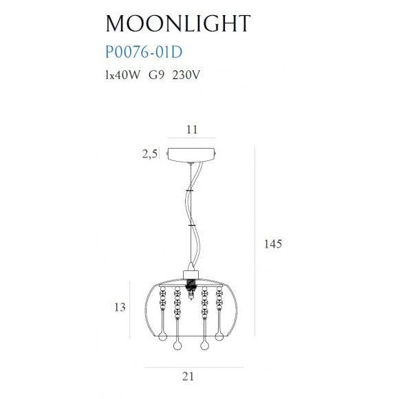 Lustra MOONLIGHT MINI MAXLIGHT P0076-01D-F4FZ - PARIS14A.RO