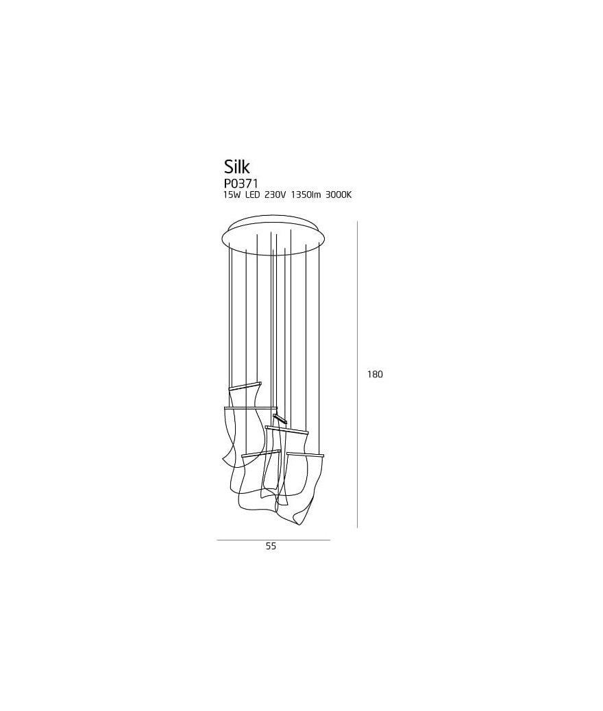 Lustra SILK MAXLIGHT P0371 - PARIS14A.RO