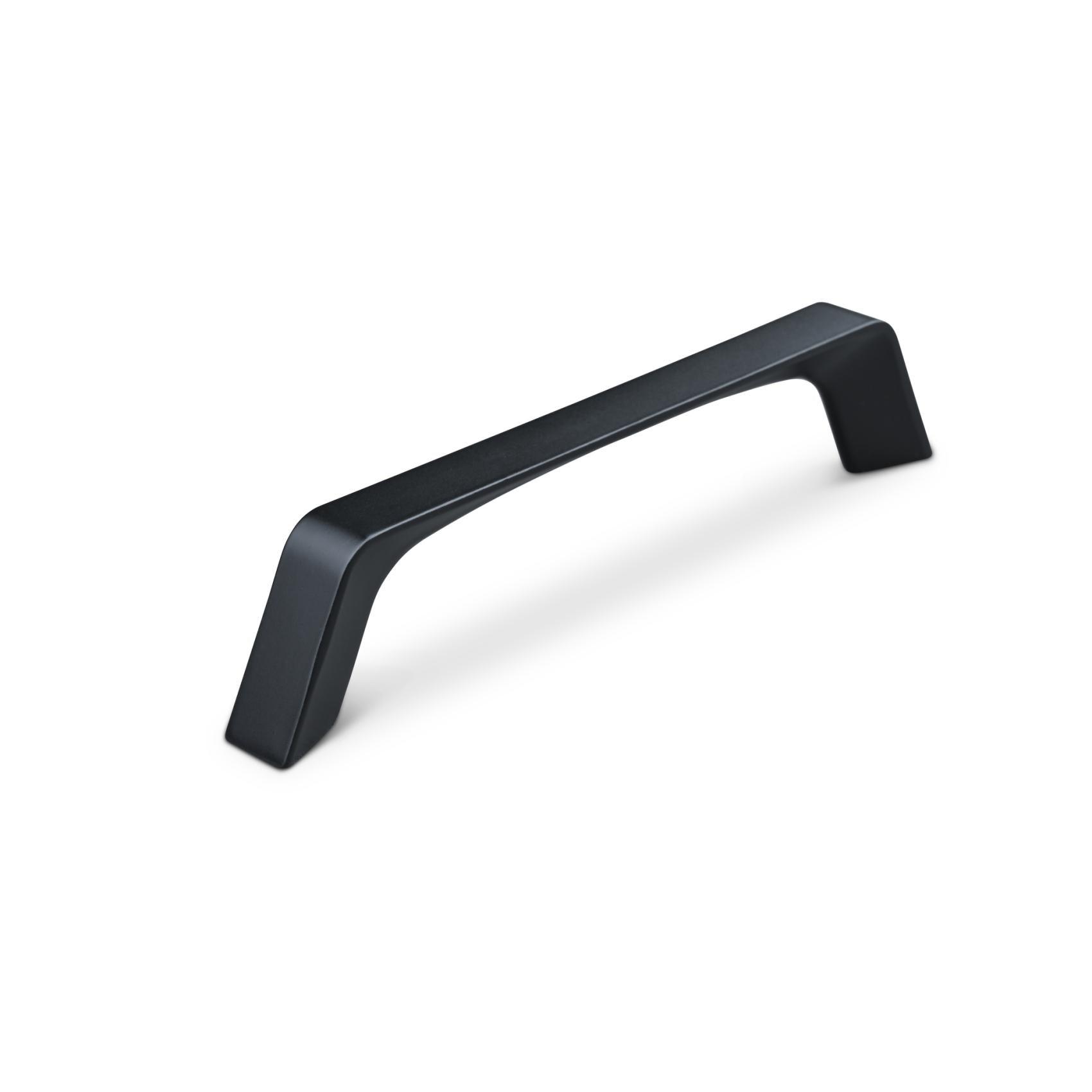 MANER CORI CC128 MAT BLACK inaltime 30 mm, grosime 12 mm, lungime 144 mm - PARIS14A.RO