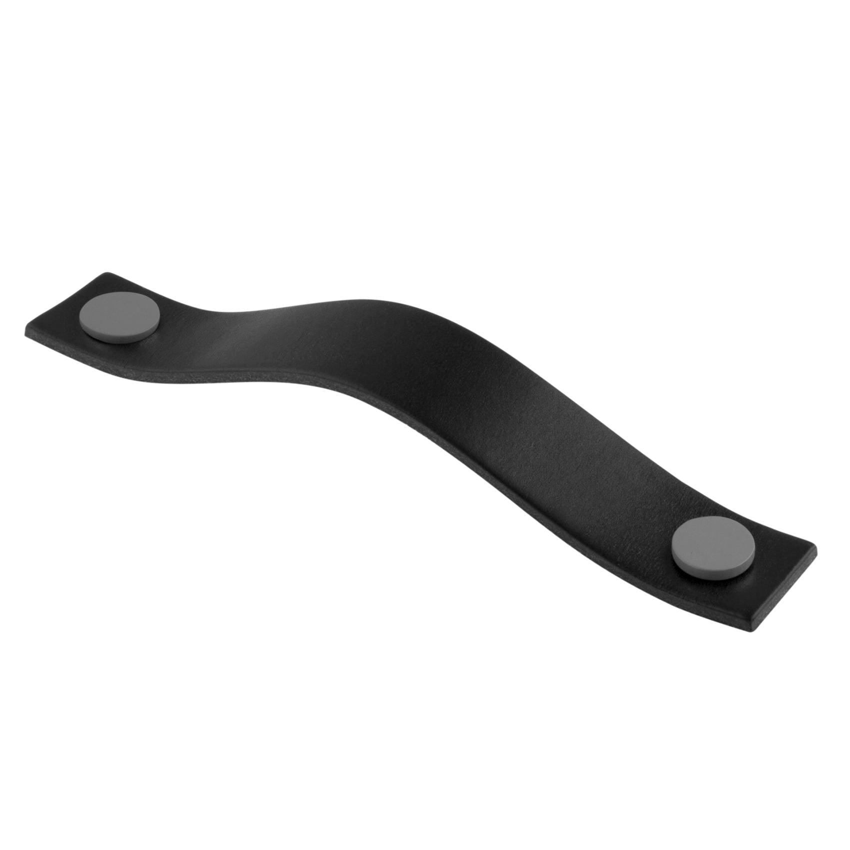MANER DIN PIELE LEVANTO GREY/BLACK 128 CC inaltime 25 mm, grosime 2,5 mm, lungime 158 mm - PARIS14A.RO