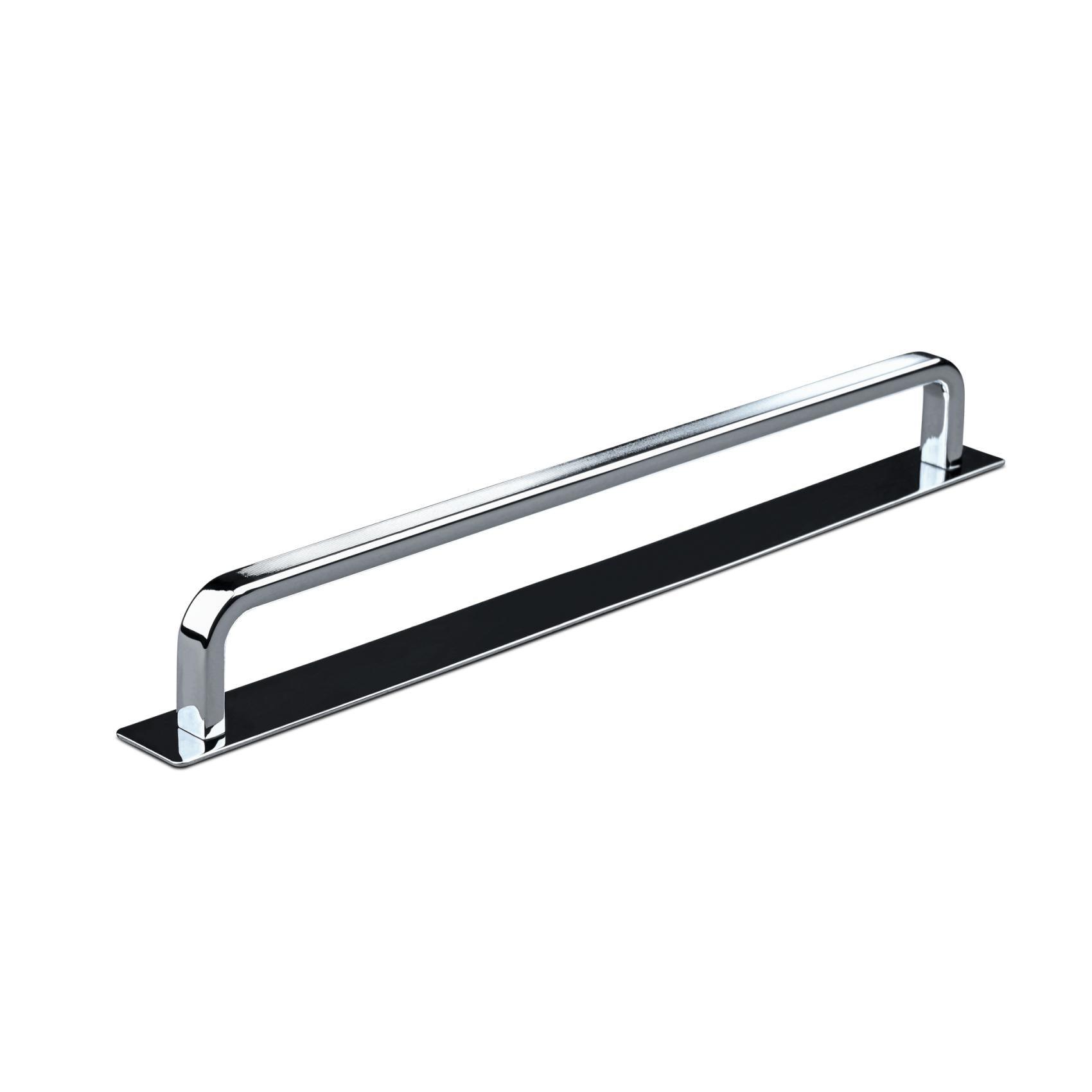 MANER GARDONE CC224 STRIPED CHROME inaltime 29 mm, grosime 6 mm, lungime 230 mm - PARIS14A.RO