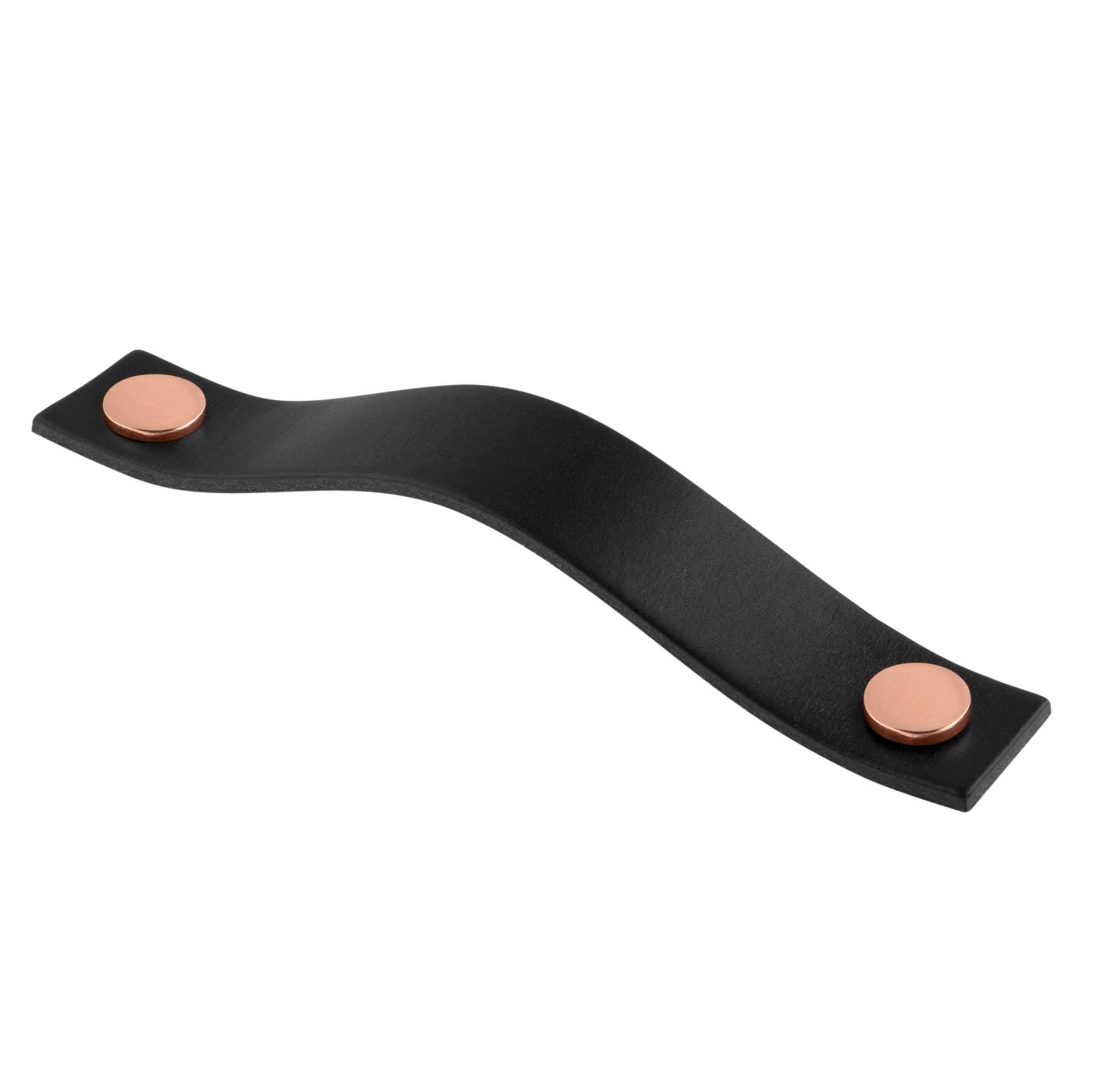 MANER LEVANTO CC128 COPPER/BLACK LEATHER inaltime 25 mm, grosime 2,5 mm, lungime 158 mm - PARIS14A.RO