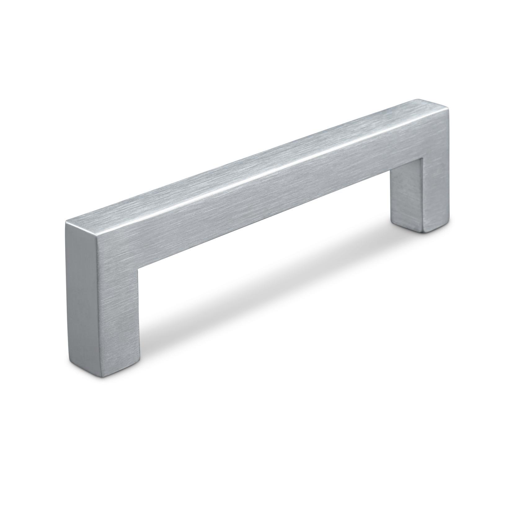 MANER PISA CC128 STAINLESS LOOK inaltime 40 mm, grosime 14 mm, lungime 142 mm - PARIS14A.RO