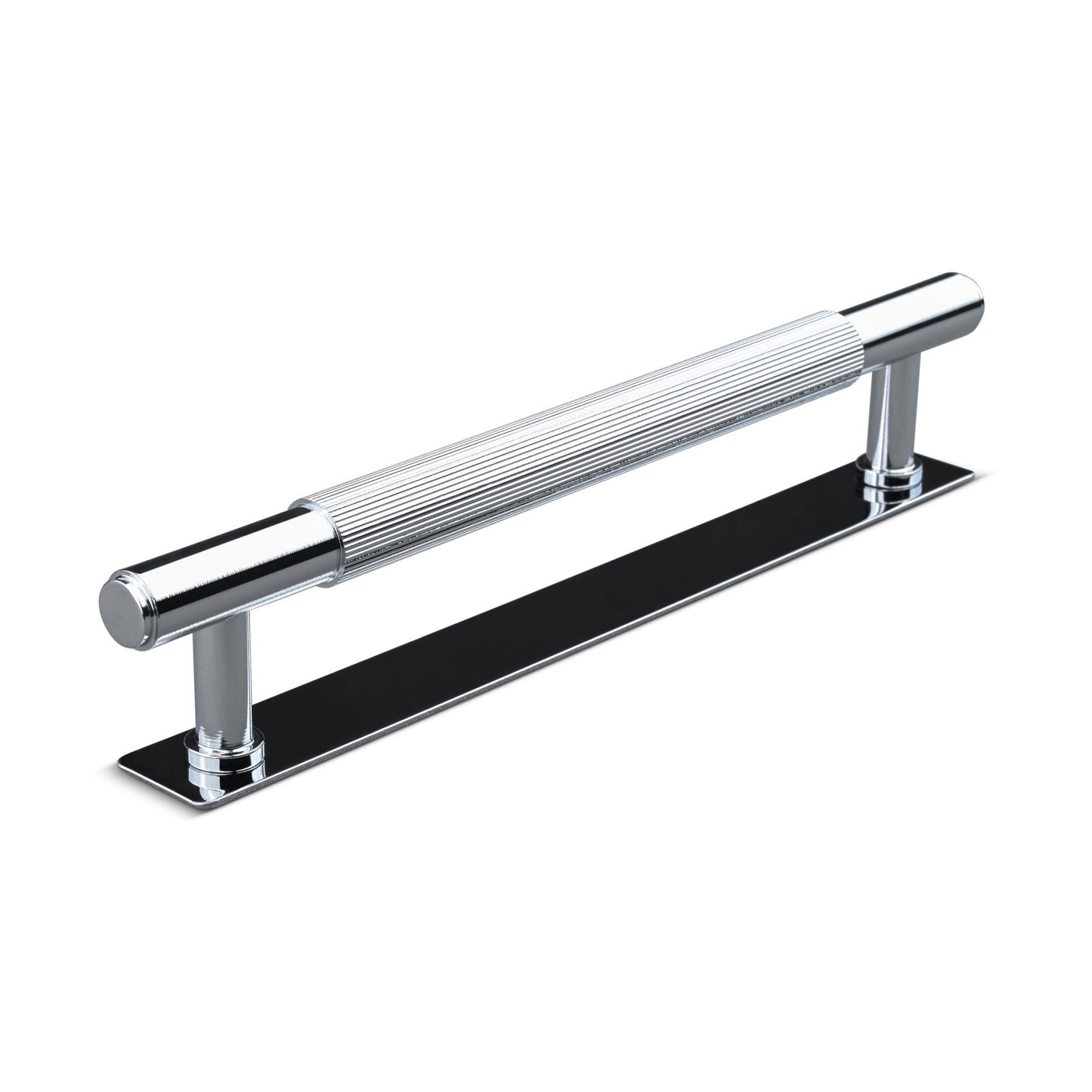 MANER SALO CC160 STRIPED CHROME inaltime 35 mm, grosime 14 mm, lungime 197 mm - PARIS14A.RO