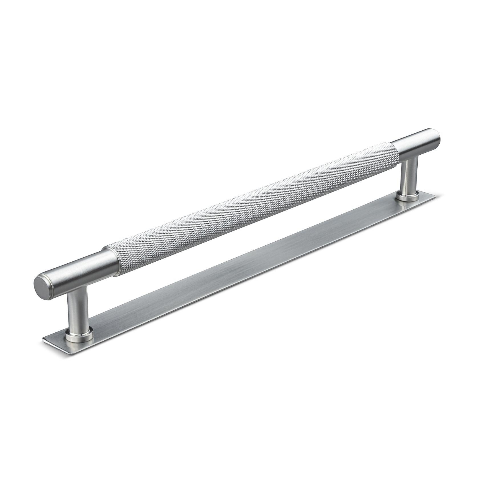 MANER SALO CC224 KNURLED STAINLESS LOOK inaltime 35 mm, grosime 14 mm, lungime 261 mm - PARIS14A.RO