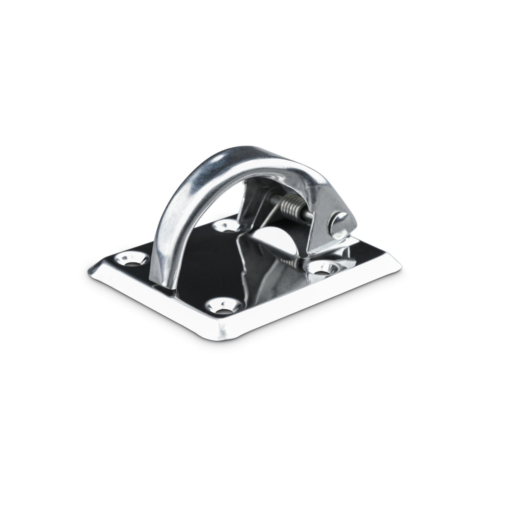 MANER TICKA STAINLESS LOOK MED SKRUV inaltime 25 mm, grosime 45 mm, lungime 55 mm - PARIS14A.RO
